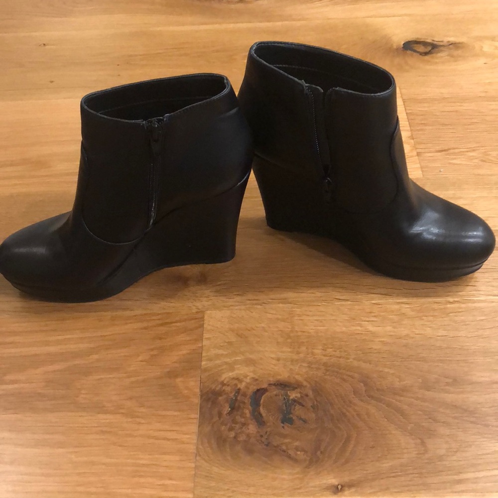 Jessica Simpson leather booties